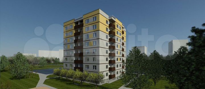 3-к. квартира, 73,7 м², 2/9 эт.