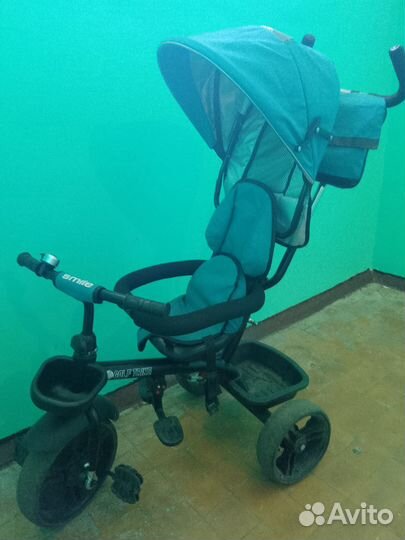 Детский велосипед с ручкой бу