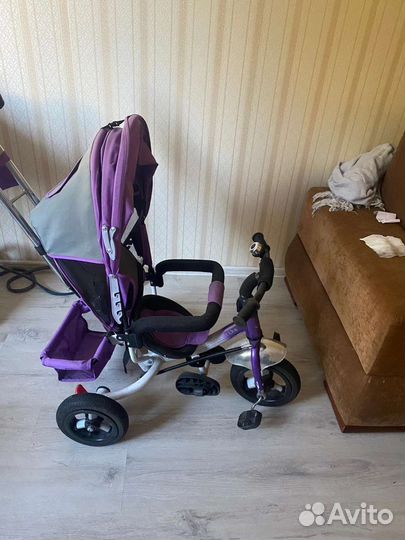 Велосипед коляска с ручкой