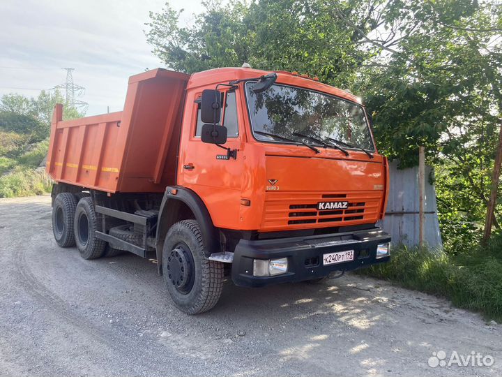 Услуги камаз самосвал