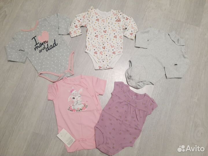 Боди пакетом р.74