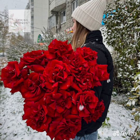 Букет пионовидные розы с доставкой