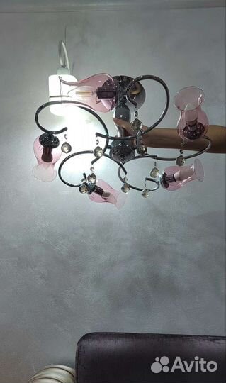 Люстра потолочная бу