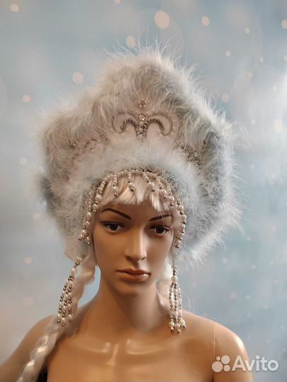 Кокошник Снегурочки 