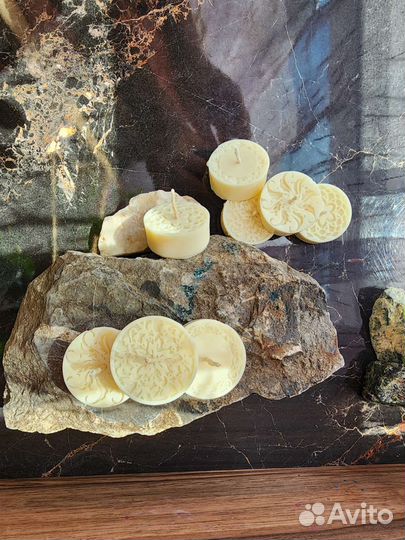 Свечи чайные набор 4шт, без гильзы