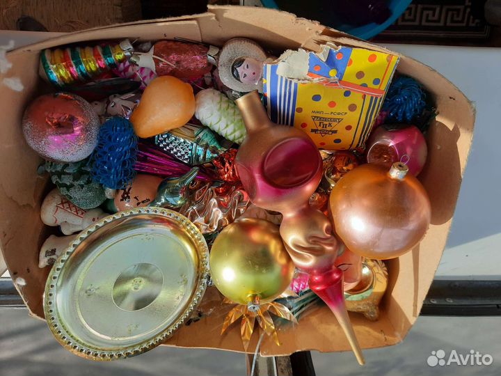 Елочные игрушки СССР