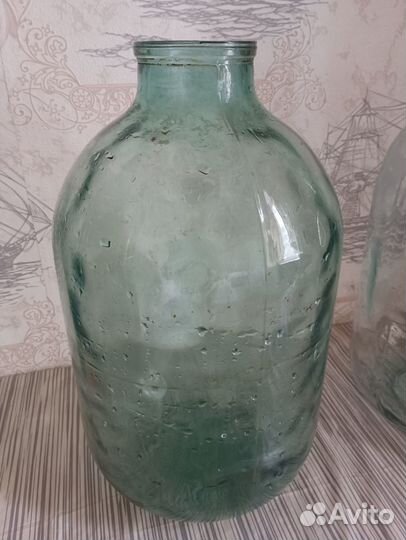 Бутыль 10 литров стекло
