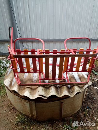 Санки двухместные