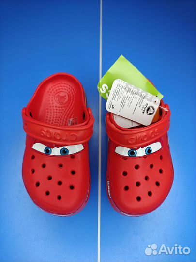 Crocs McQueen Cars сабо тачки j1 j2 j3 m4 m5 m6