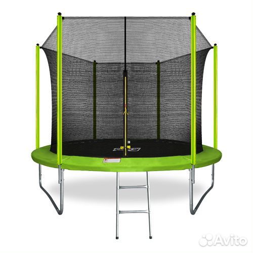 Батут 10FT с внутренней сеткой и лестницей