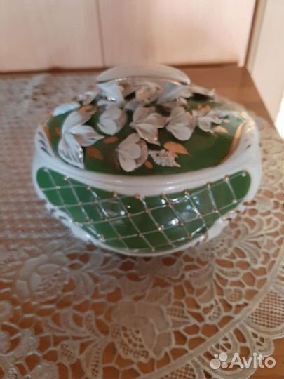 Шкатулка для украшений фарфор