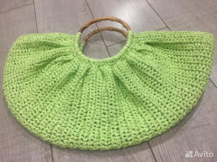 Сумка ручной работы из рафии