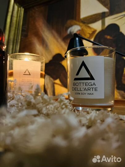 Ароматическая свеча ручной работы