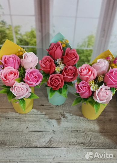 Мыльные букетики