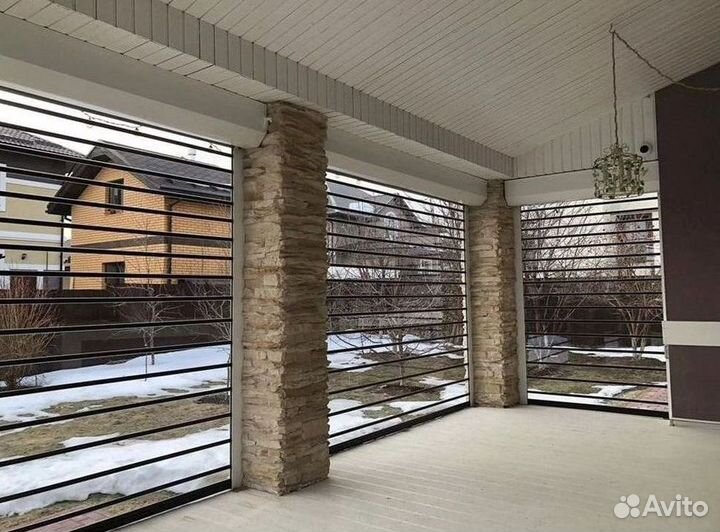 Прозрачные роллеты из монолитного поликарбоната