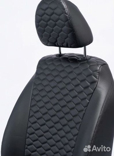 Авточехлы из экокожи Лада Веста