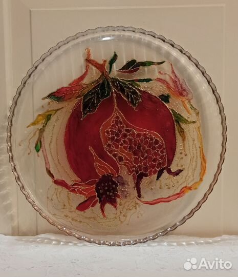 Поднос и подсвечник 