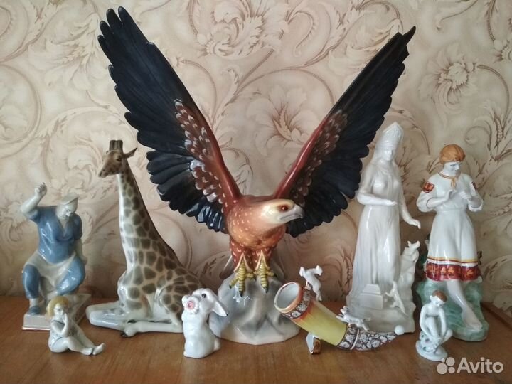 Фарфоровые статуэтки времен СССР