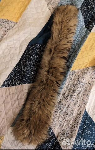 Мех на капюшон, енот