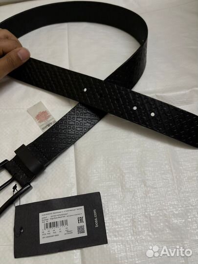 Кожаный ремень Hugo Boss новый оригинальный
