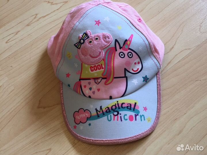 Бейсболка детская новая, Единорог,хлопок