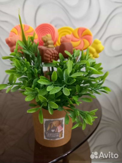 Подарочный букет из мыла