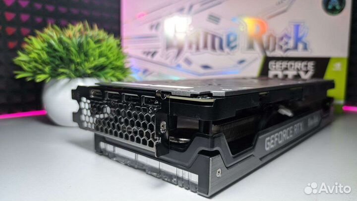 Видеокарта rtx 3070ti gamerock + коробка