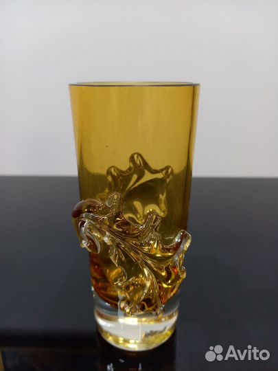 Вазы цветное стекло СССР