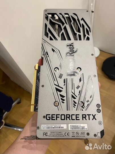 Видеокарта rtx Palit 3070ti GameRock