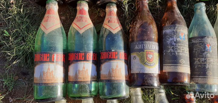 Бутылки этикетки СССР советская упаковка