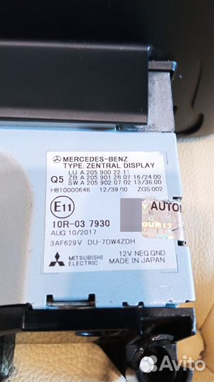 Монитор на Мерседес