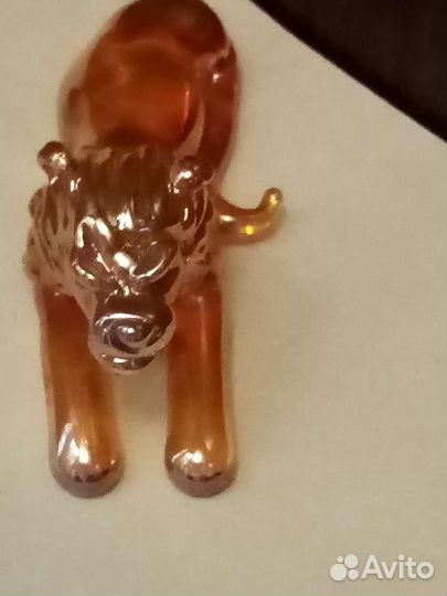 Фигурки Лев, Дракон из люстрового стекла