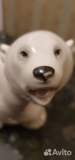Статуэтка белый Медведь СССР
