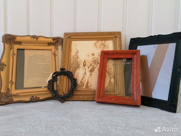 Рамки старинные, винтажные под фото и картины