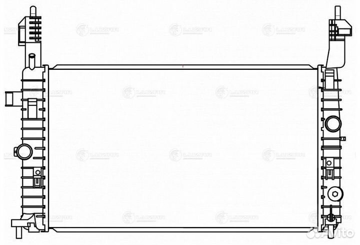 Радиатор охлаждения Opel Meriva A