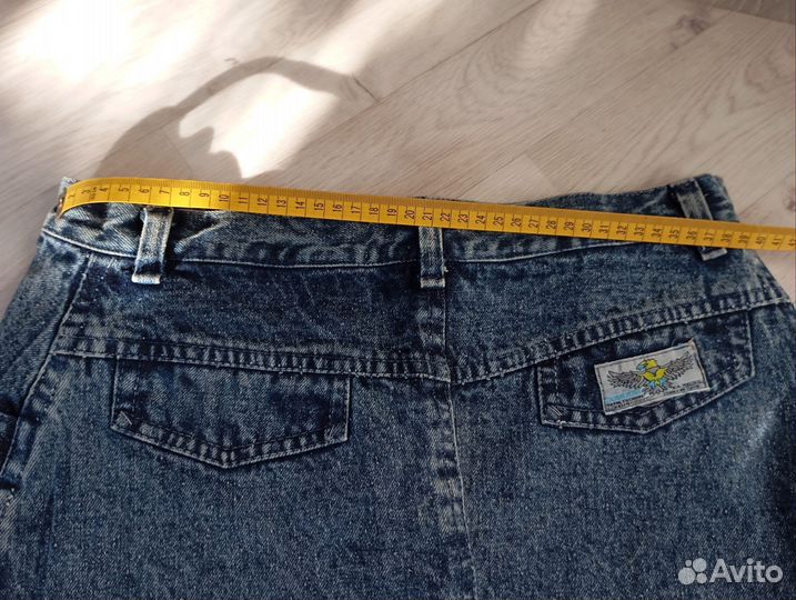 Джинсовая юбка винтаж СССР