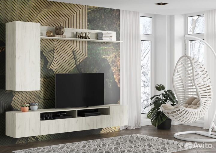 Подвесная стенка в гостиную Соло 16