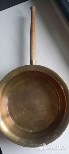 Латунный таз для варенья