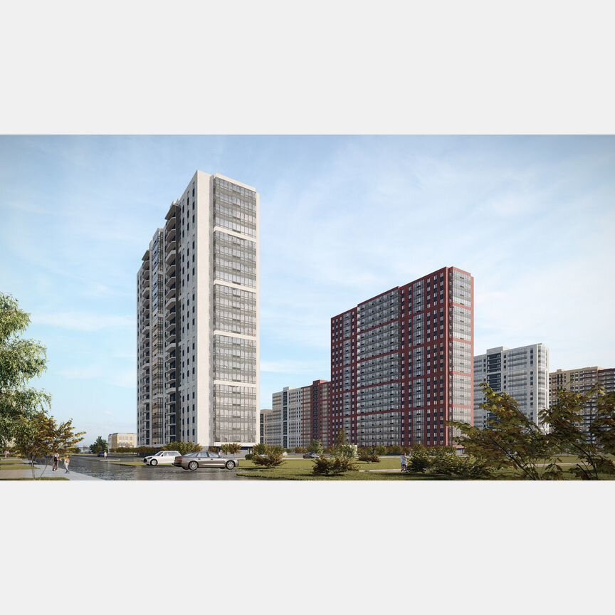 1-к. квартира, 30,3 м², 17/22 эт.