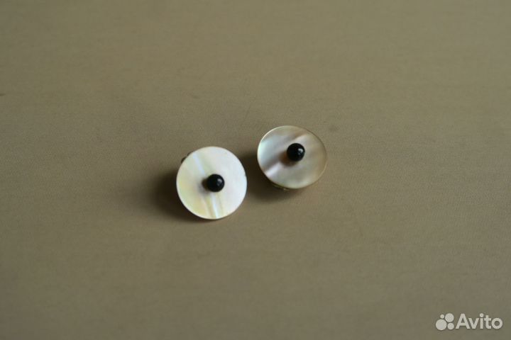 Клипсы перламутр СССР