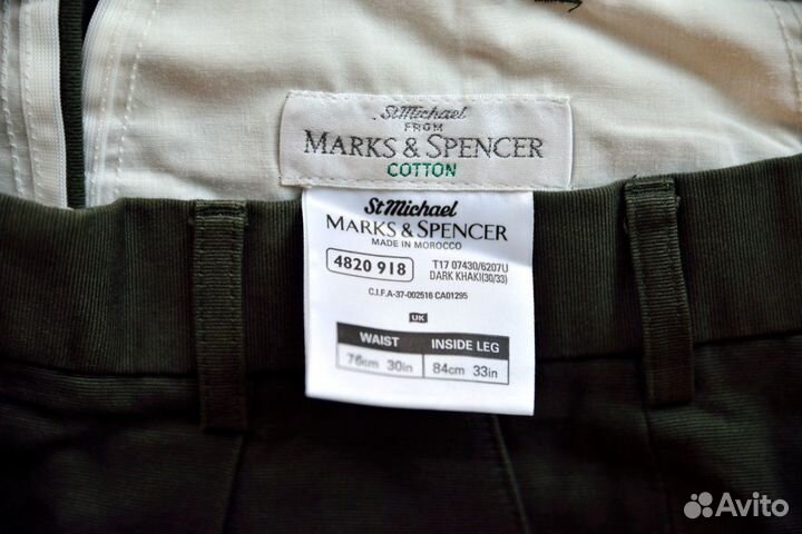 Брюки Marks & Spencer новые 30/33