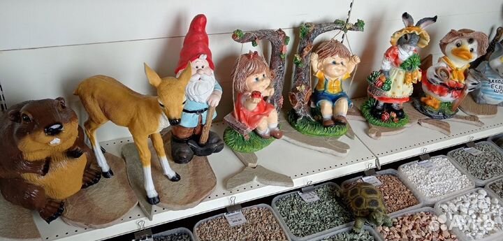 Садовые фигуры для сада и огорода