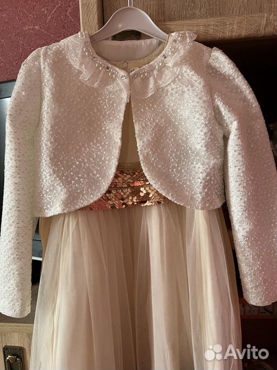 Платье для девочки праздничное и болеро