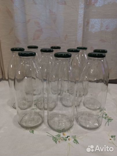 Стеклянные бутылки 0,75 л 10 шт