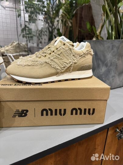 Кроссовки new balance miu miu