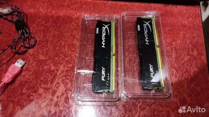 Оперативная память ddr4 hyperx fury 16gb