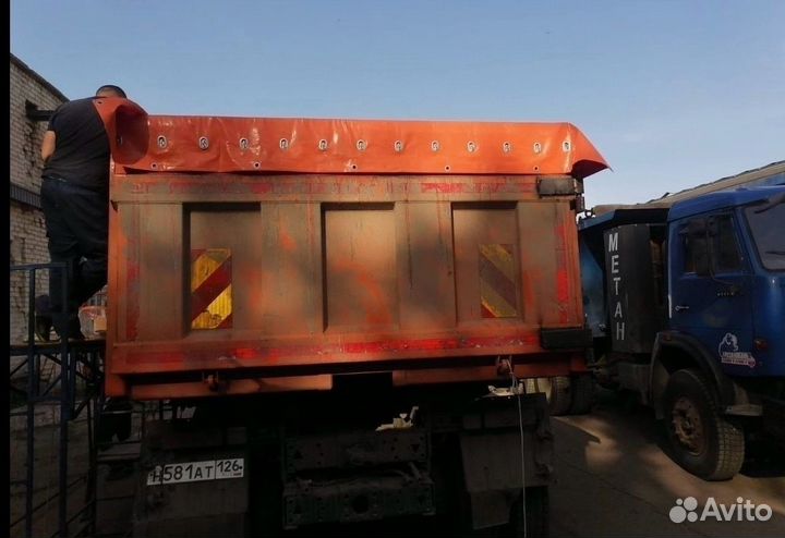 Тент на зерновоз