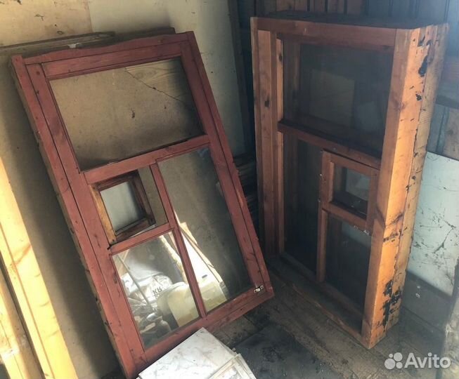 Оконный блок деревянный