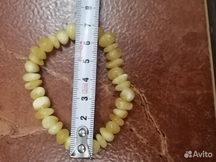Бусы и браслет янтарь натуральный