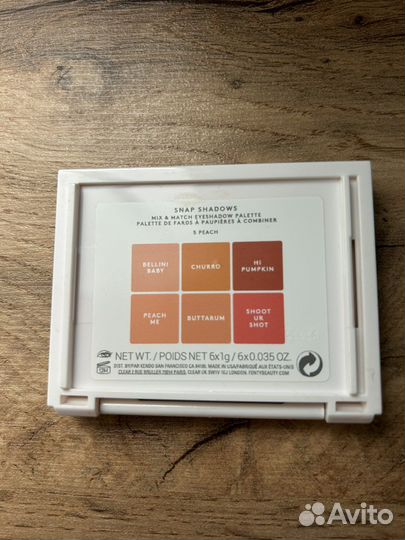 Палетка теней Fenty Beauty 5